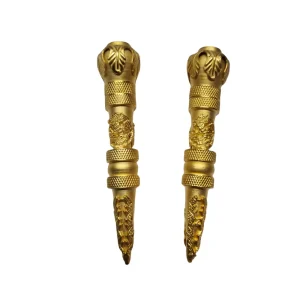 Puntas para cordón de mando para banda de guerra y escolta