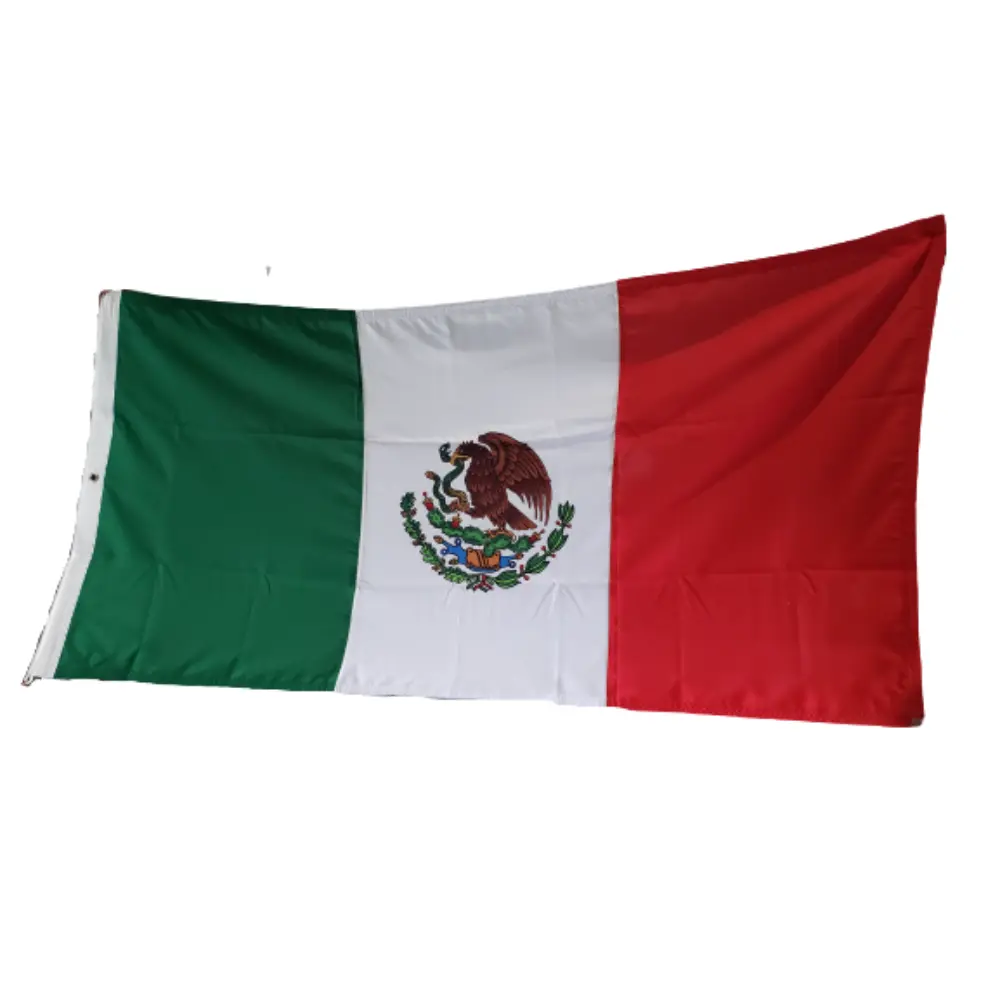 Bandera para exterior en tela tergal resistente para uso institucional