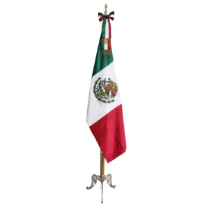 Juego de bandera pintada para oficina con tripié institucional